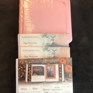 Pink 7x7 scrapbook